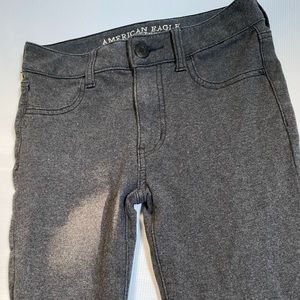 American Eagle High Rise Dark Grey Jegging